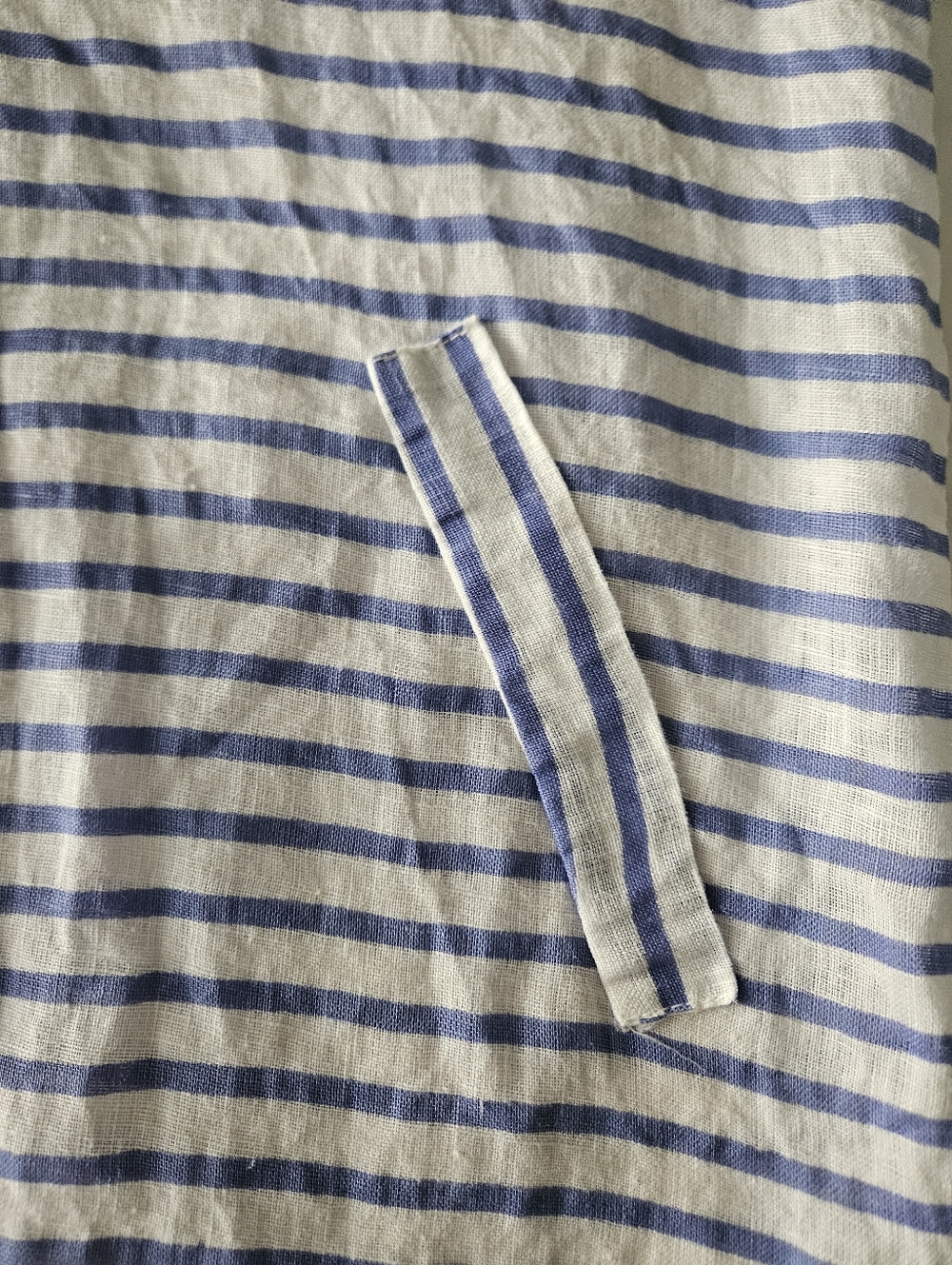 ALESSIA PACINI Italian Made Blue & White Linen Coverup / Dress | SZ S - Picture 7 of 11